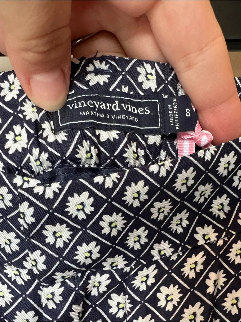 NWT Vineyard Vines Women's Luxe Floral Silk Blend Straight Leg Pants - size 8